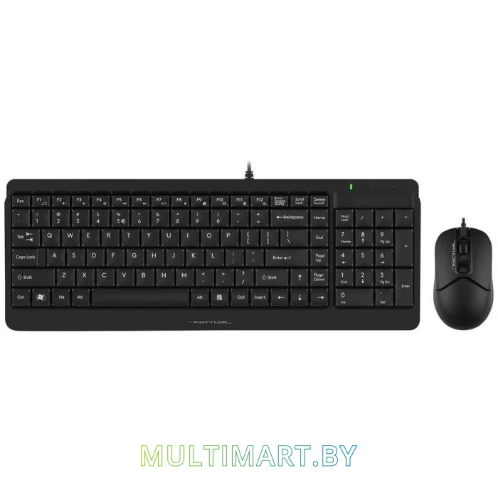 Комплект клавиатура + мышь A4Tech Fstyler F1512 (черный)